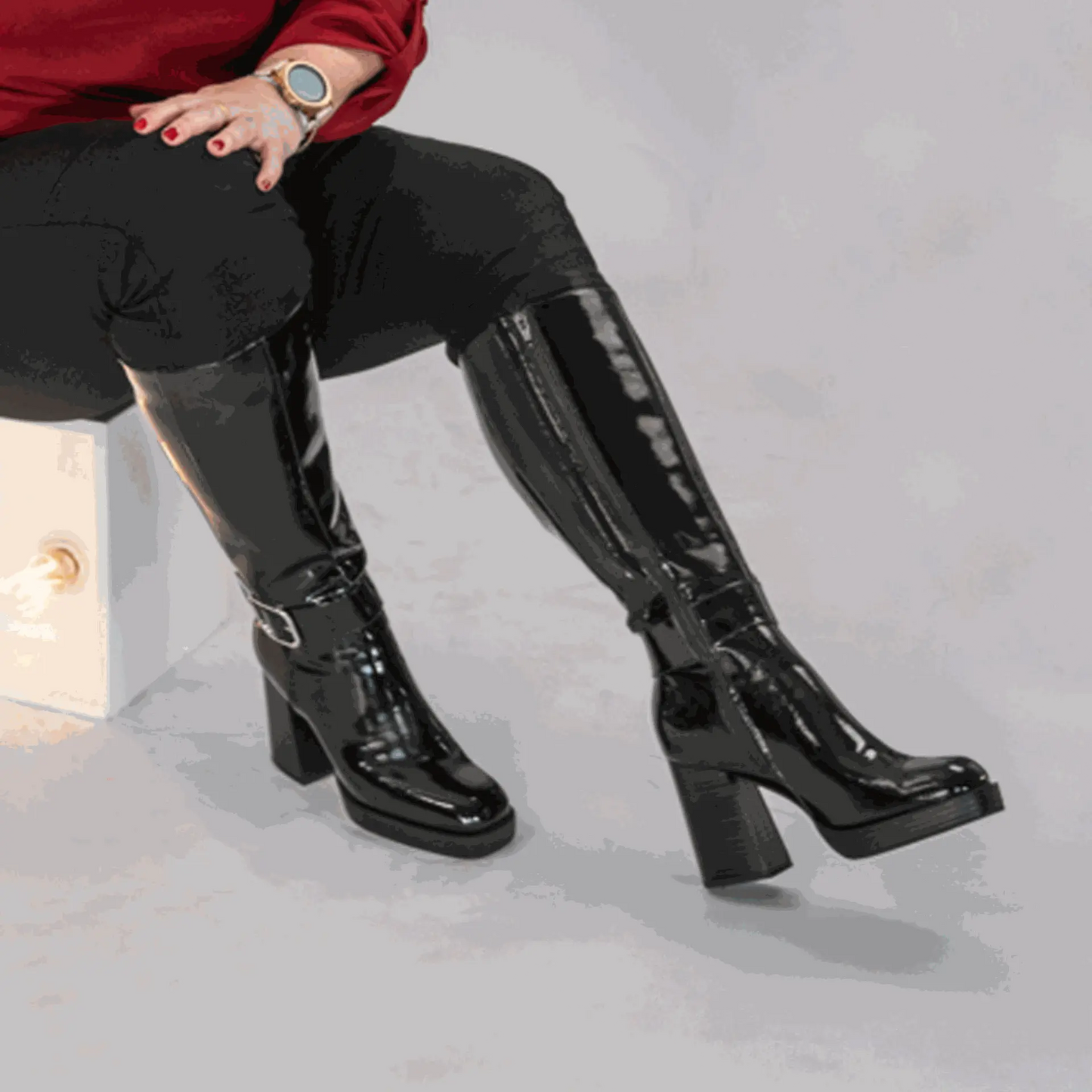 Bottes XL pour mollets larges - Modele Nina
