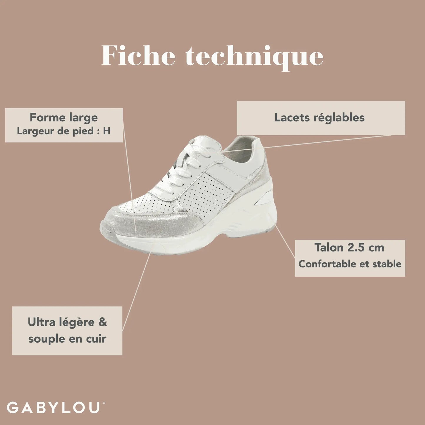Sneakers - Modele Julie