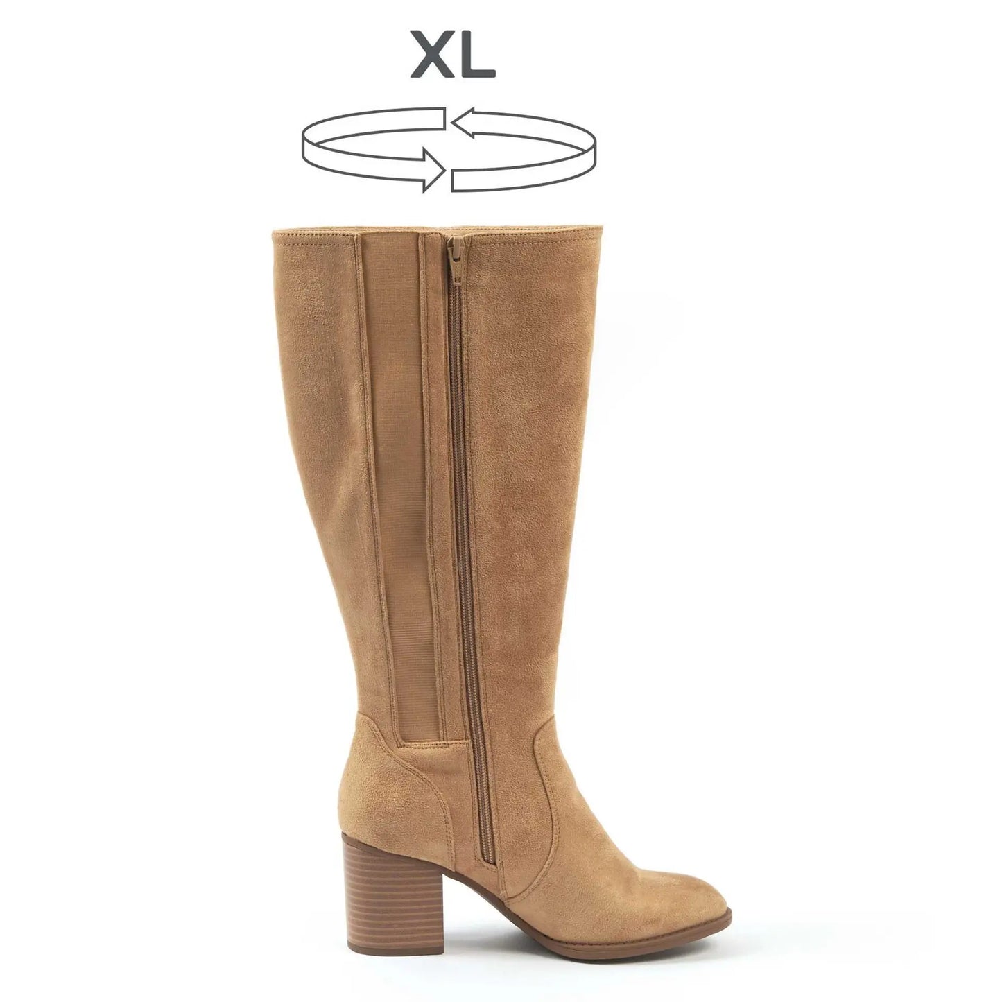 XL wide calf boots - Olivia model