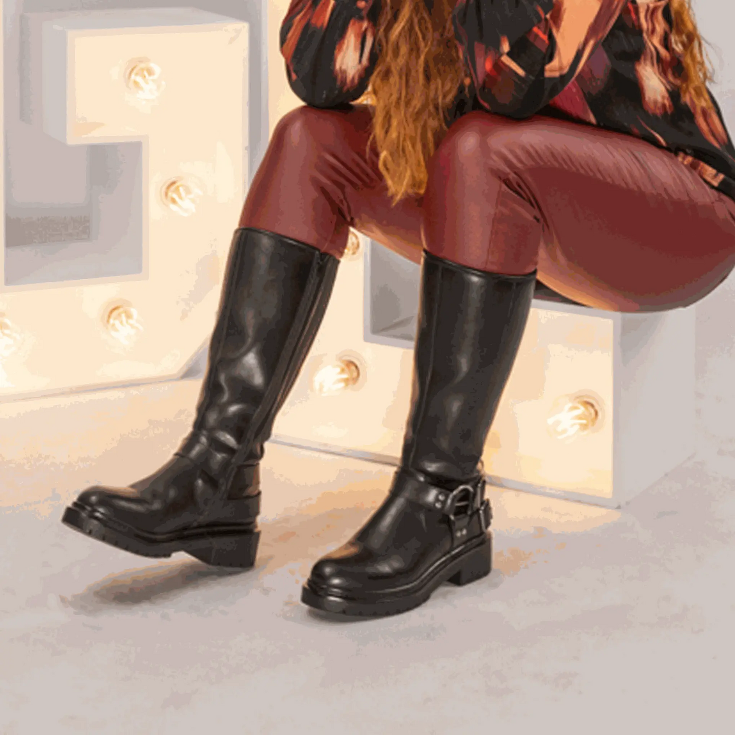 Bottes XL pour mollets larges - Modele Angelina