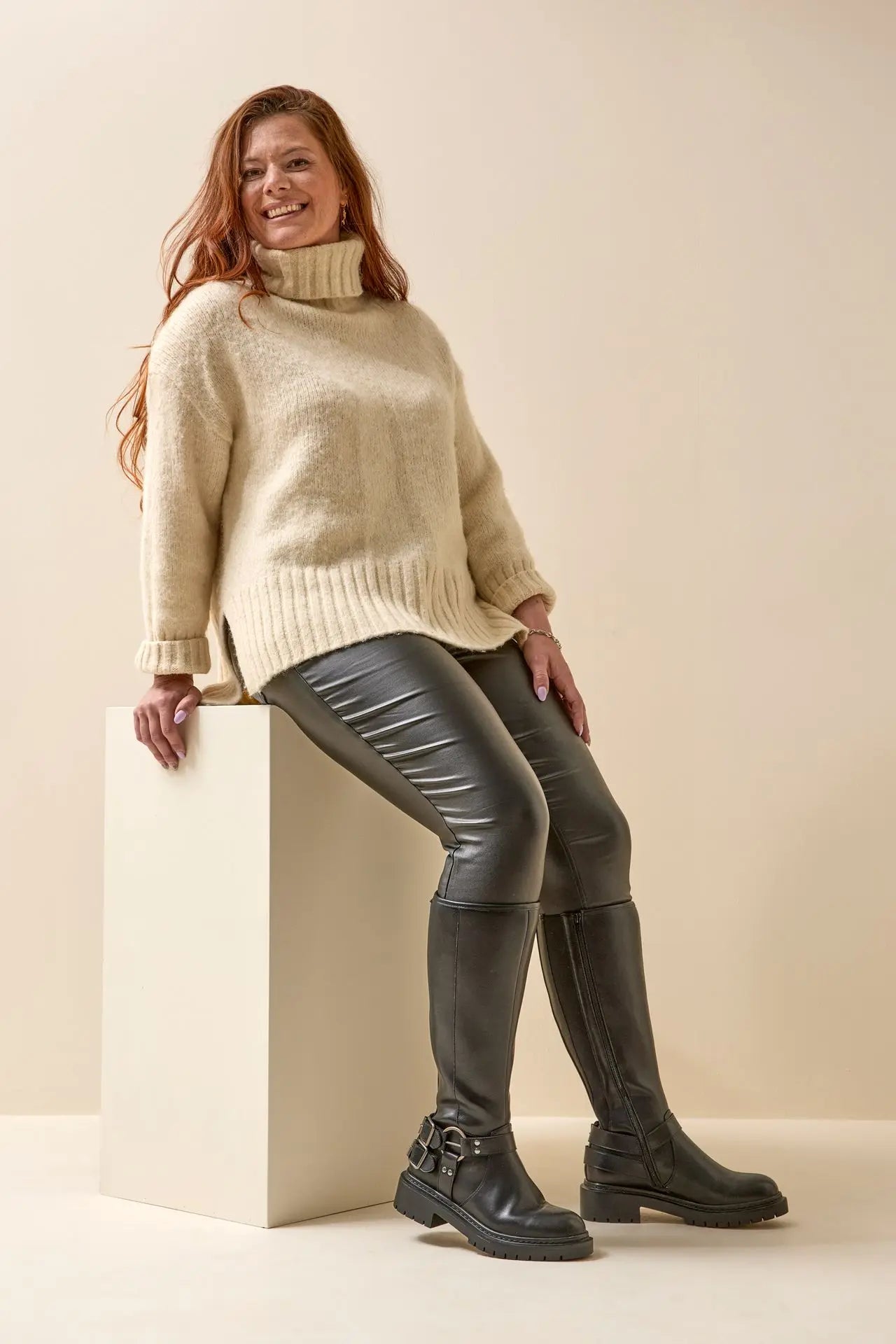 Bottes XL pour mollets larges - Modele Angelina