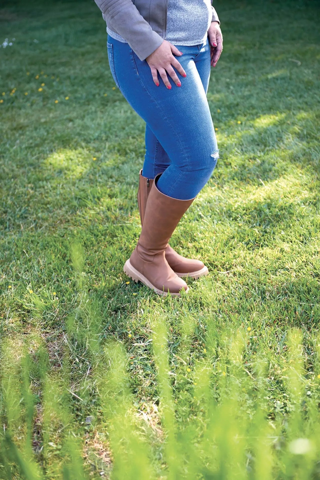 Bottes 2XL pour mollets larges - Modele Virginie