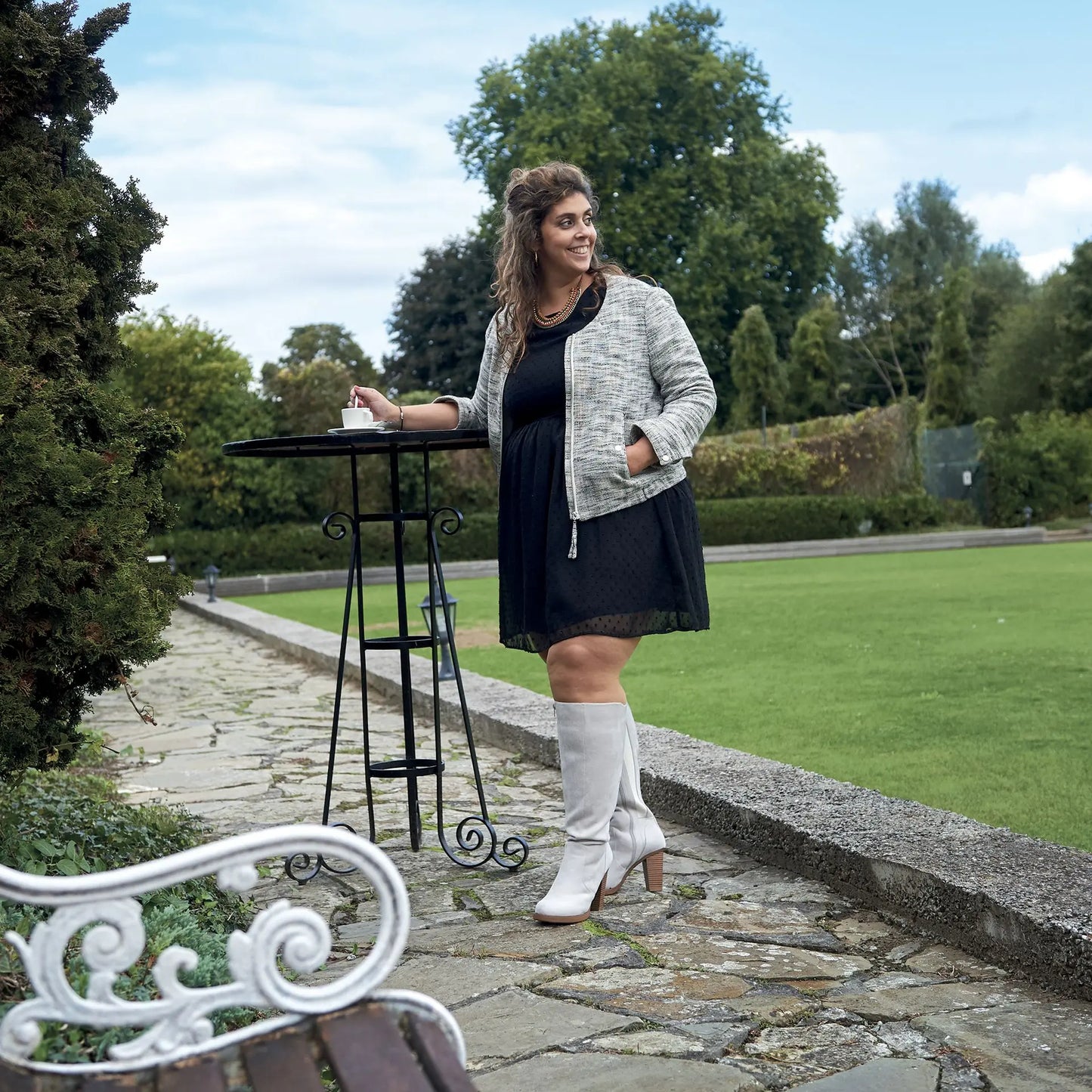XL laarzen met brede kuit - Kamilla model
