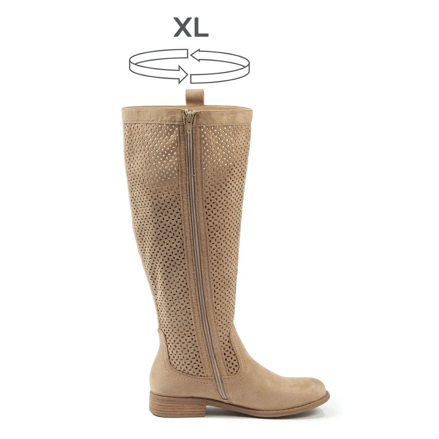 Bottes XL pour mollets larges - Modele Colette