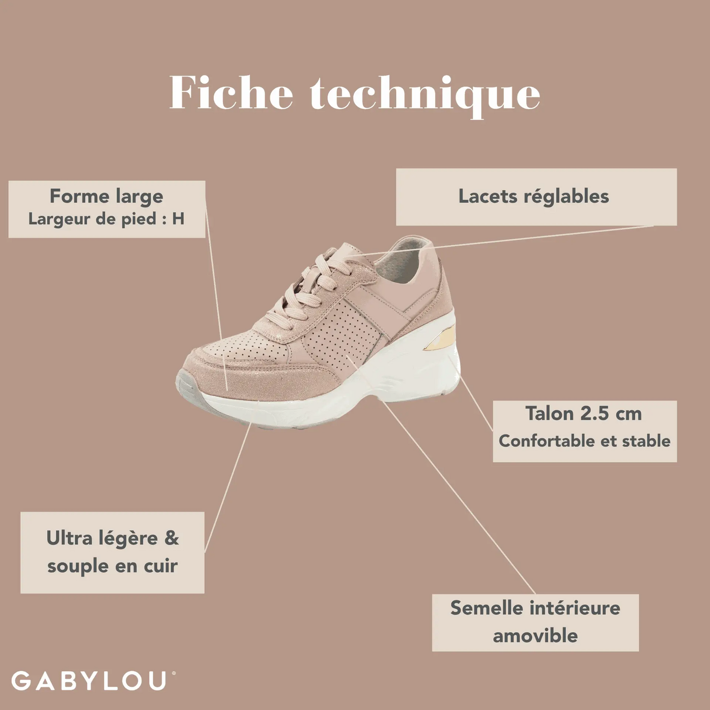 Sneakers - Modele Julie
