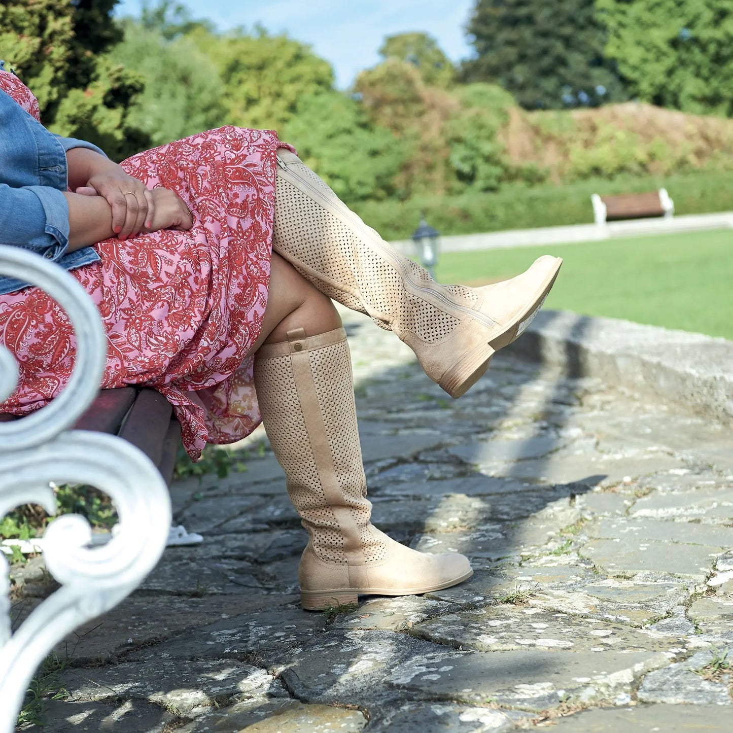 Bottes XL pour mollets larges - Modele Colette