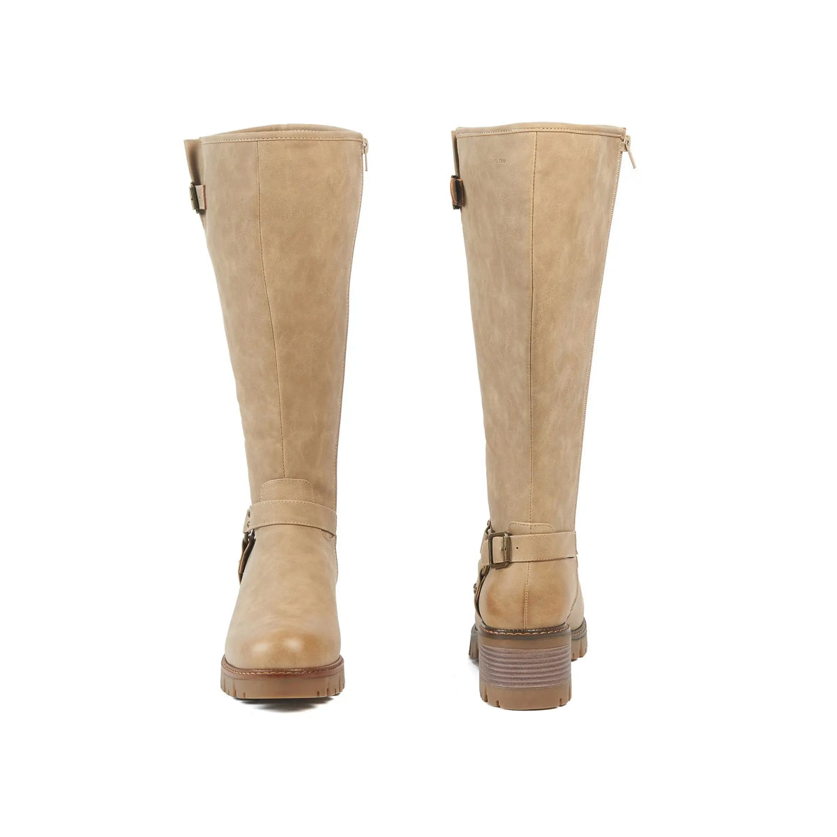 Bottes mollets larges 2XL - Apricot