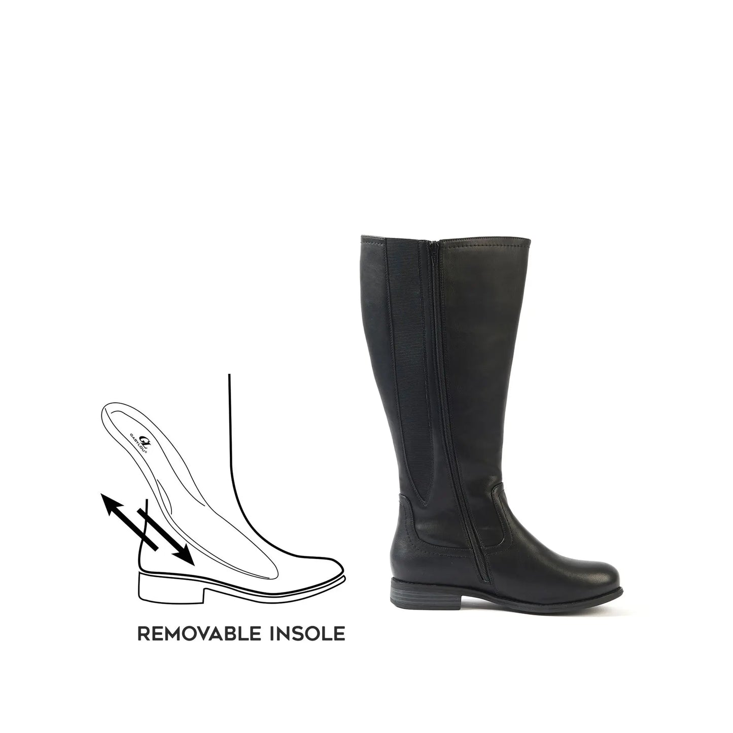 Bottes à mollet large 2XL - Modèle Melania