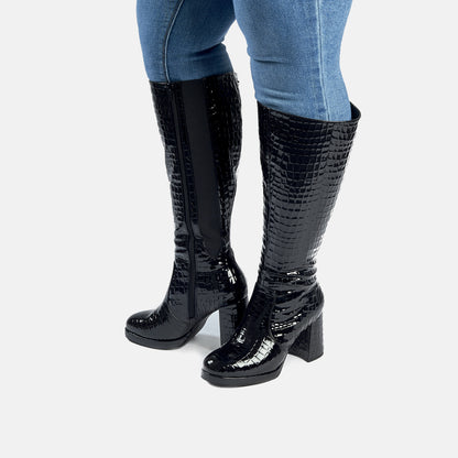 Bottes pour mollets larges 2XL - Modele Melissa