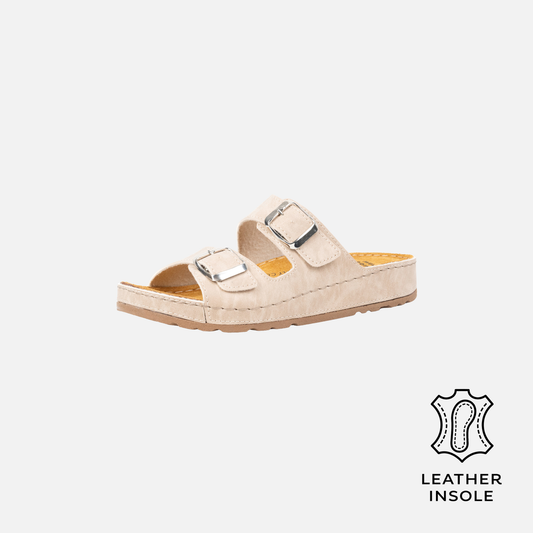 Sandales largeur H pour pieds larges - Modele Hibiscus