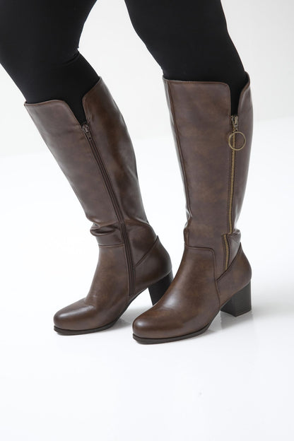 Bottes XL pour mollets larges - Modele Pomelo