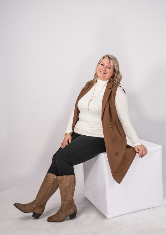 Bottes VARIO 2XL/3XL pour mollets larges - Modele Irina