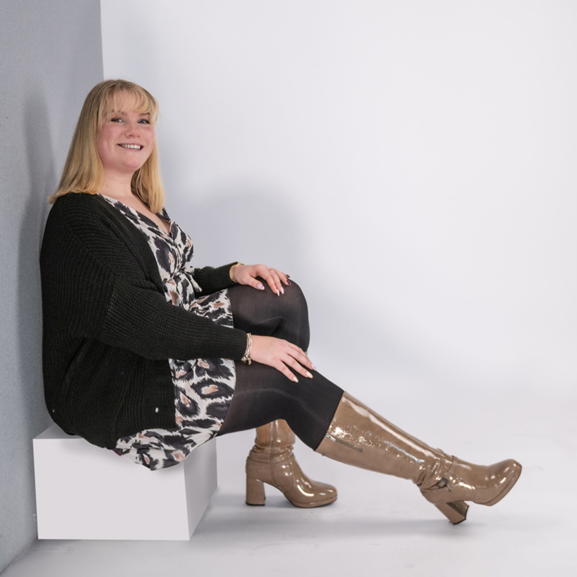 3XL wide calf boots Manon model Gabylou