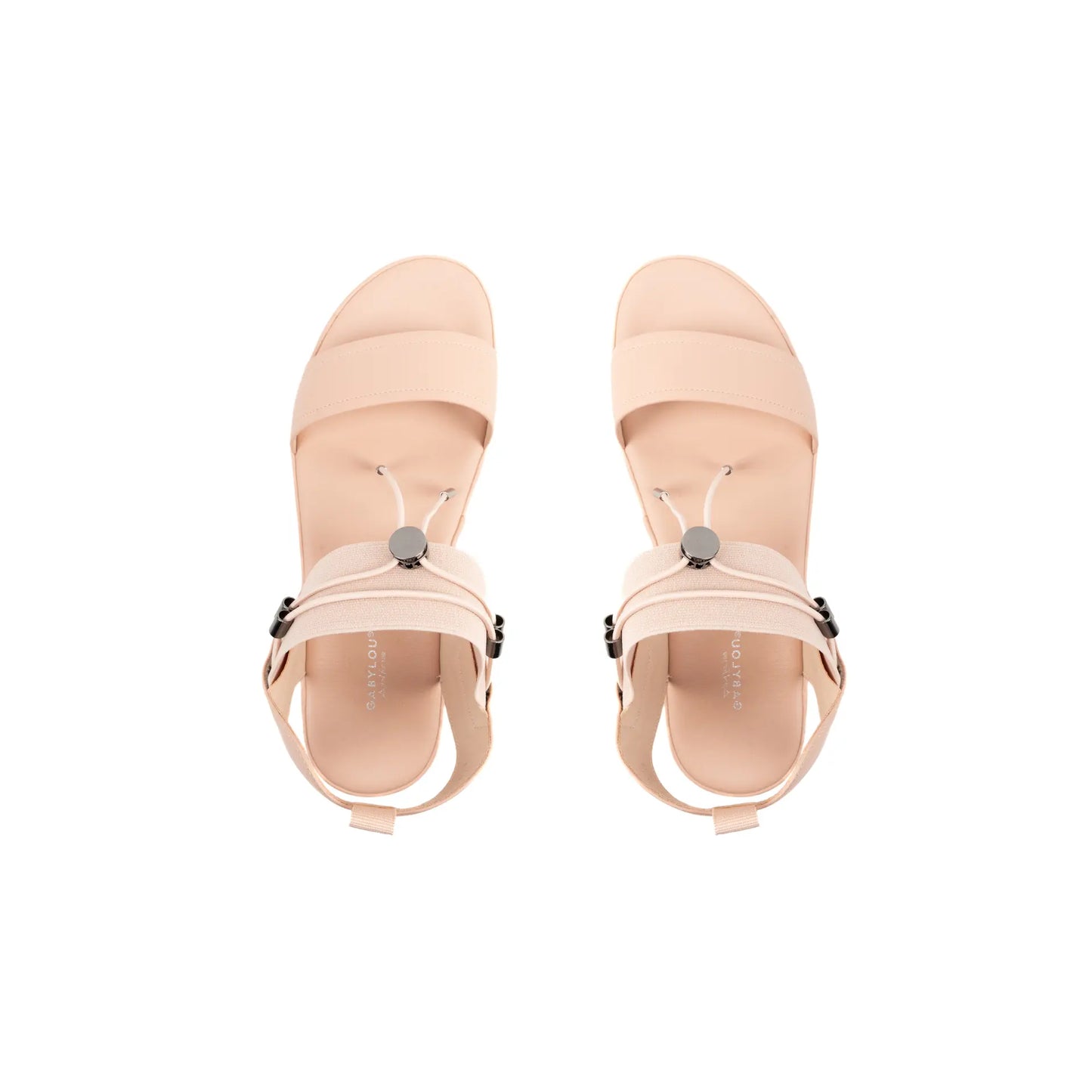 Sandales à bout large ajustables, modèle H - Lou