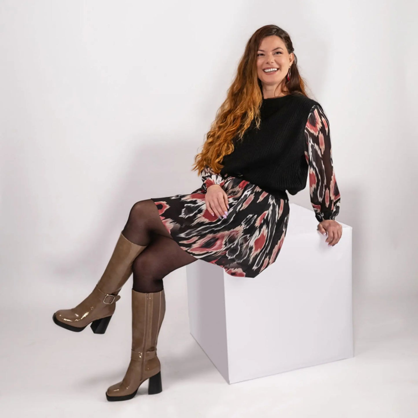 Bottes XL pour mollets larges - Modèle Nina