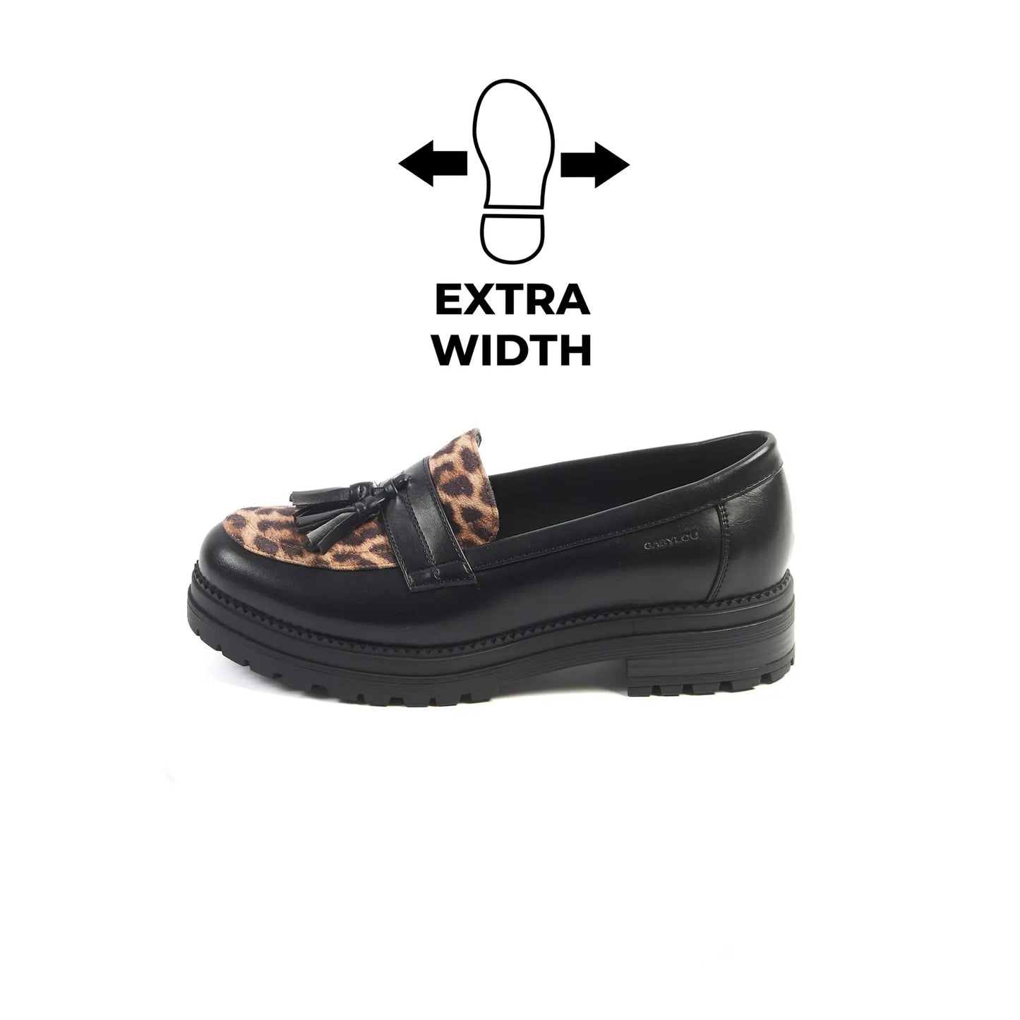 Mocassins pieds larges H - Tina