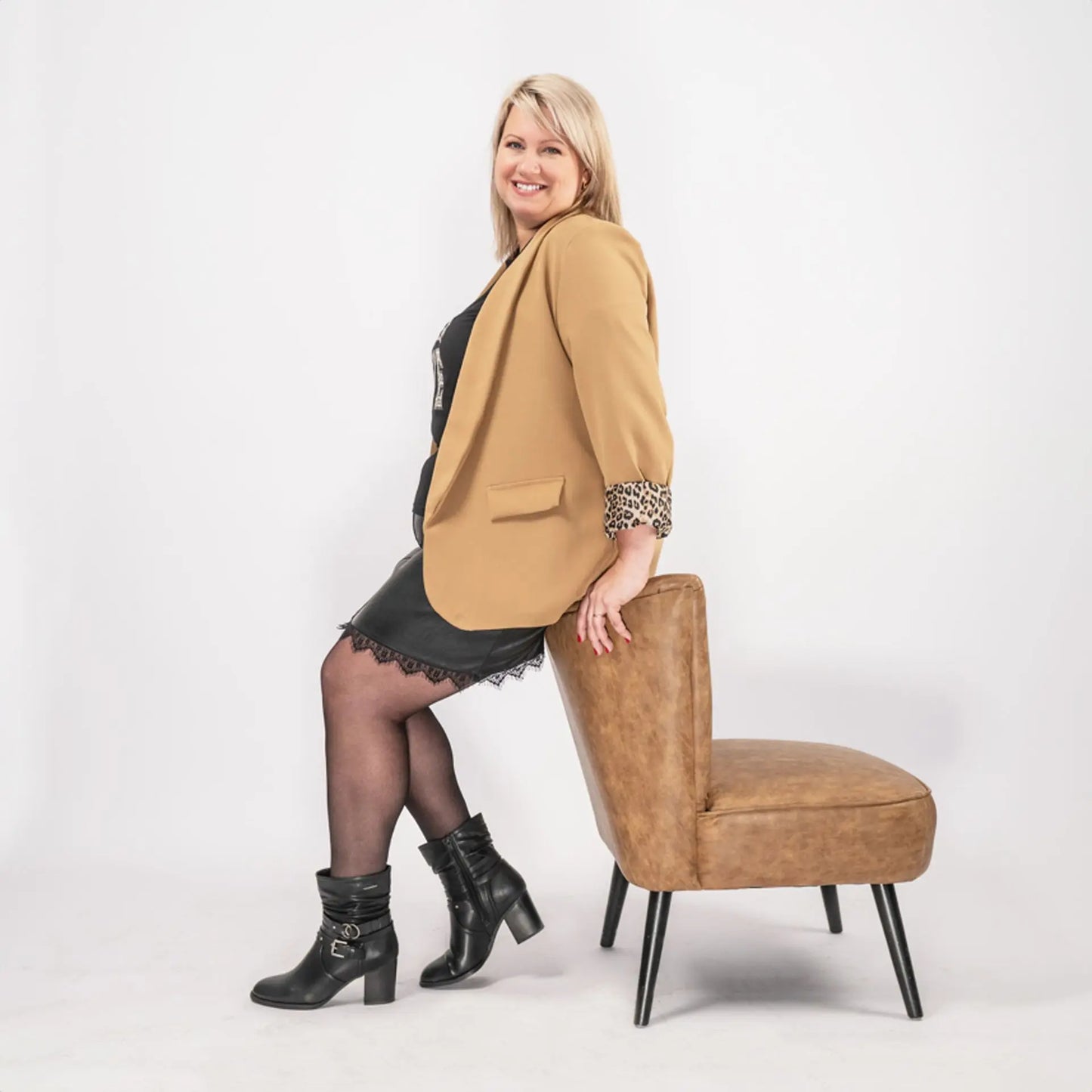 Bottines larges taille 2XL - Modèle Emma