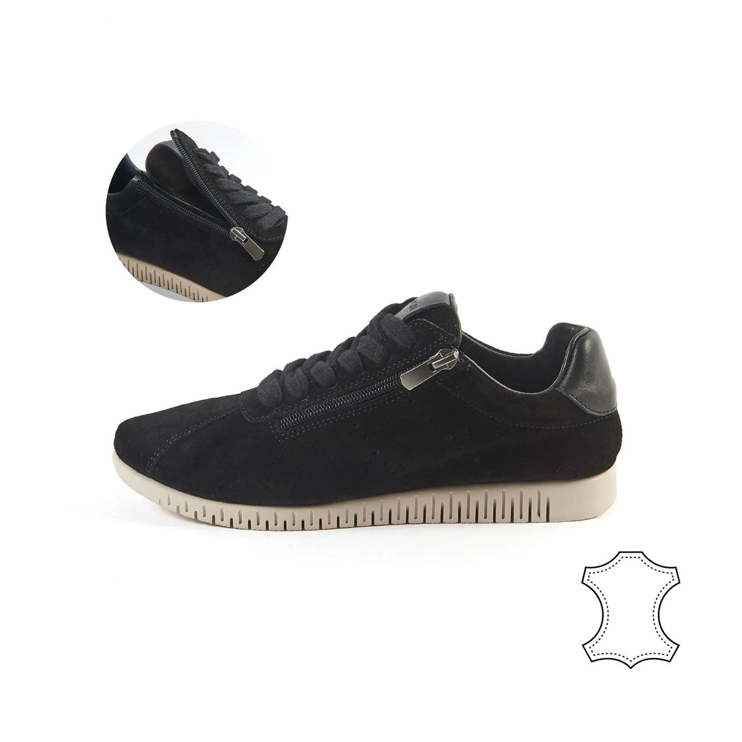 Sneakers pieds larges H - Modele Jane