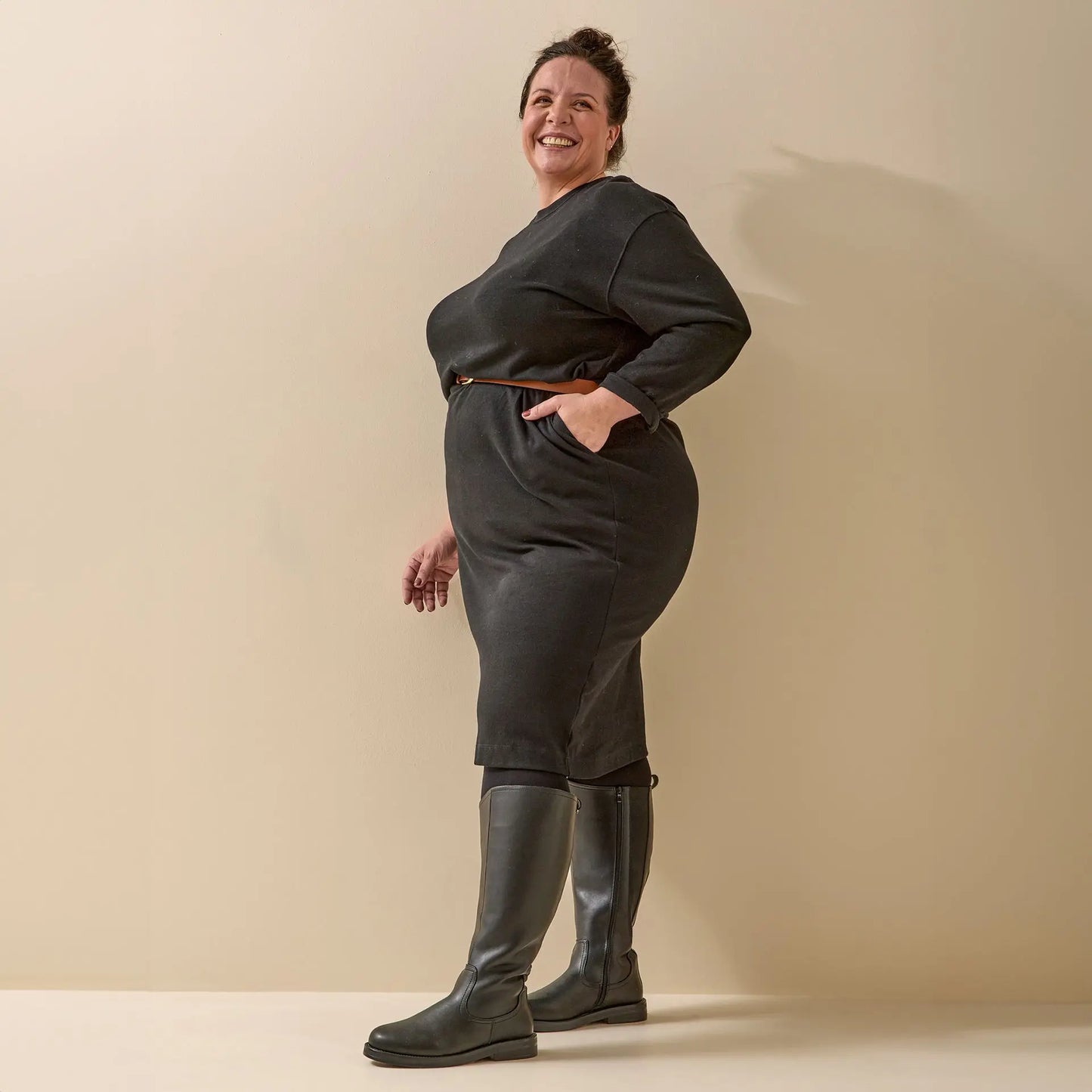 Bottes à mollet large 2XL - Modèle Melania