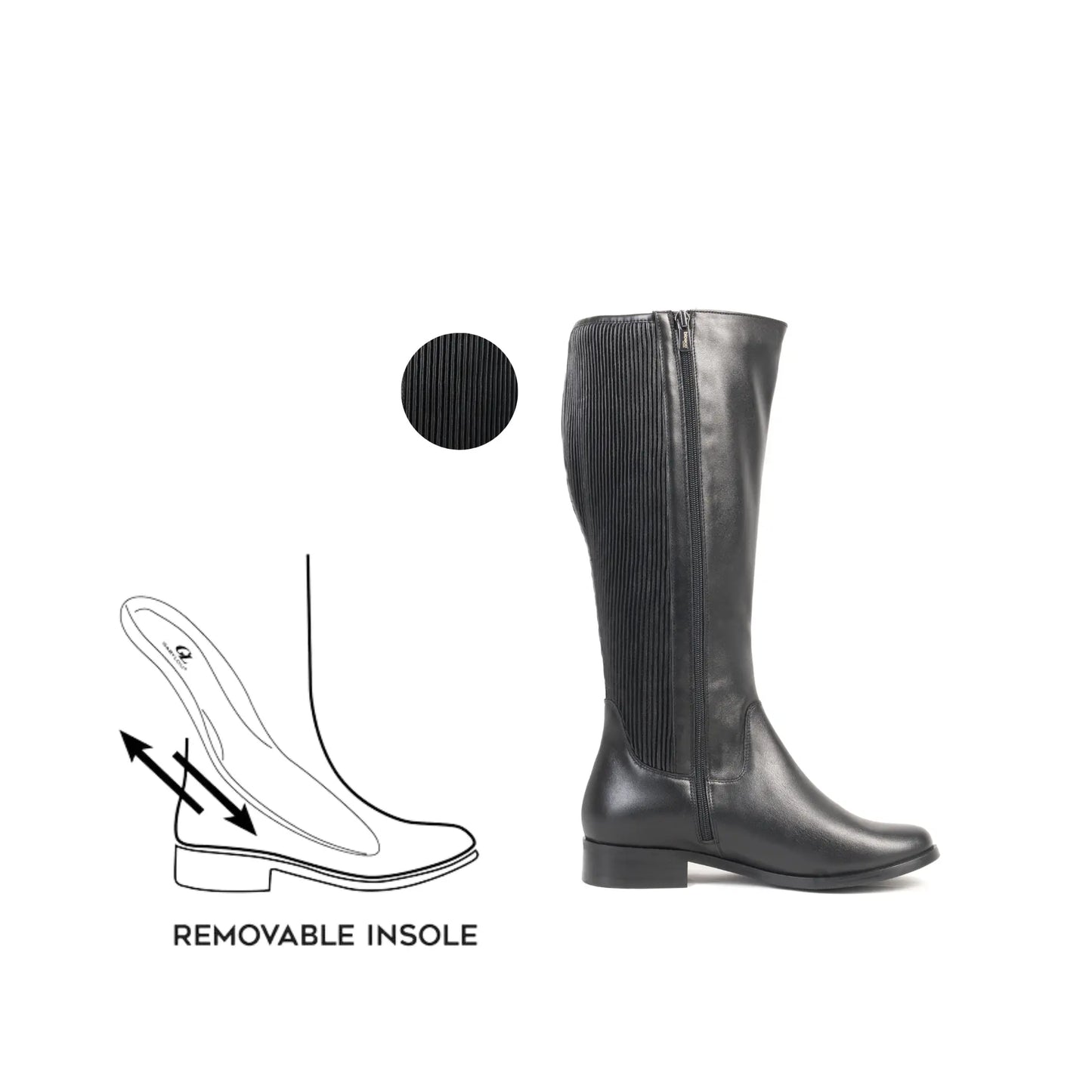 Bottes XL à mollet large - Modèle Tokyo