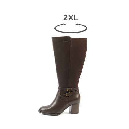 Bottes 2XL pour mollets larges - Modele Marta
