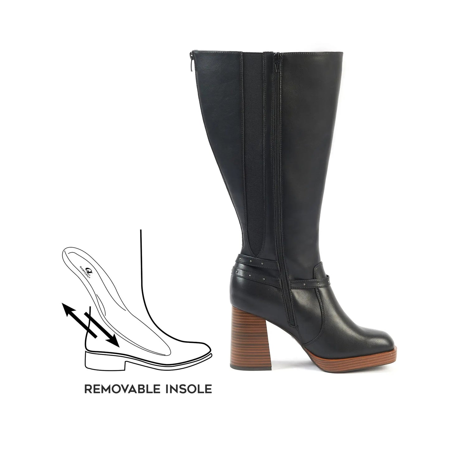 Bottes à mollet large 3XL - Modèle Manon