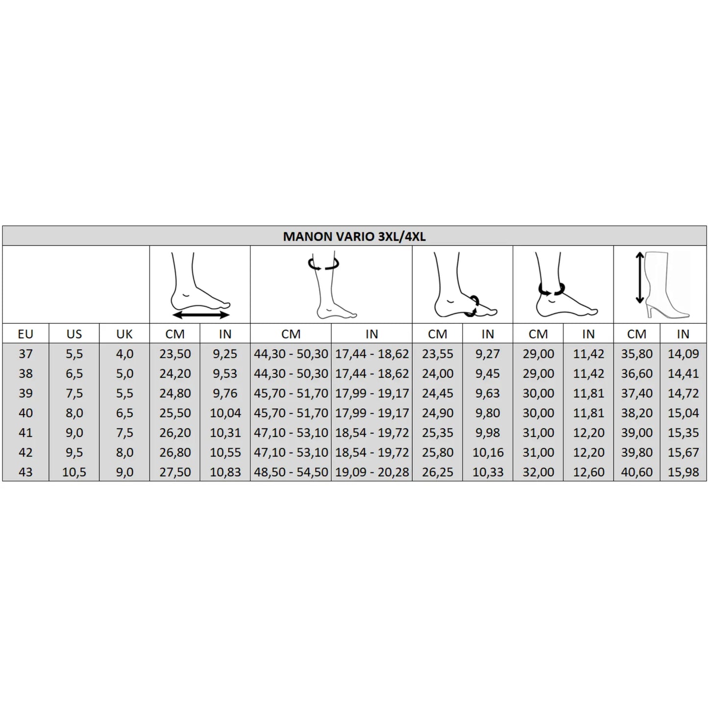 Bottes à mollet large 3XL - Modèle Manon