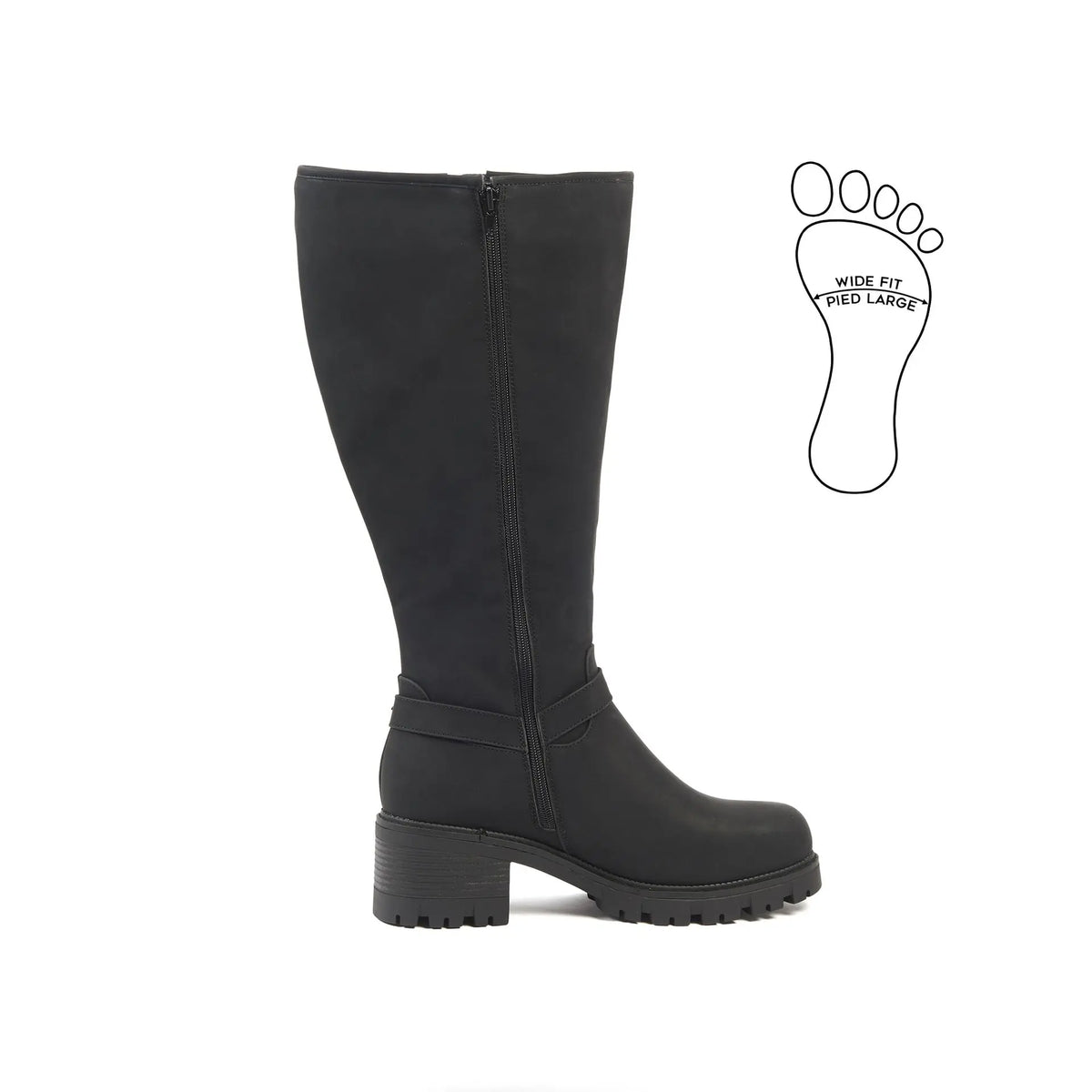 Bottes mollets larges 2XL - Apricot