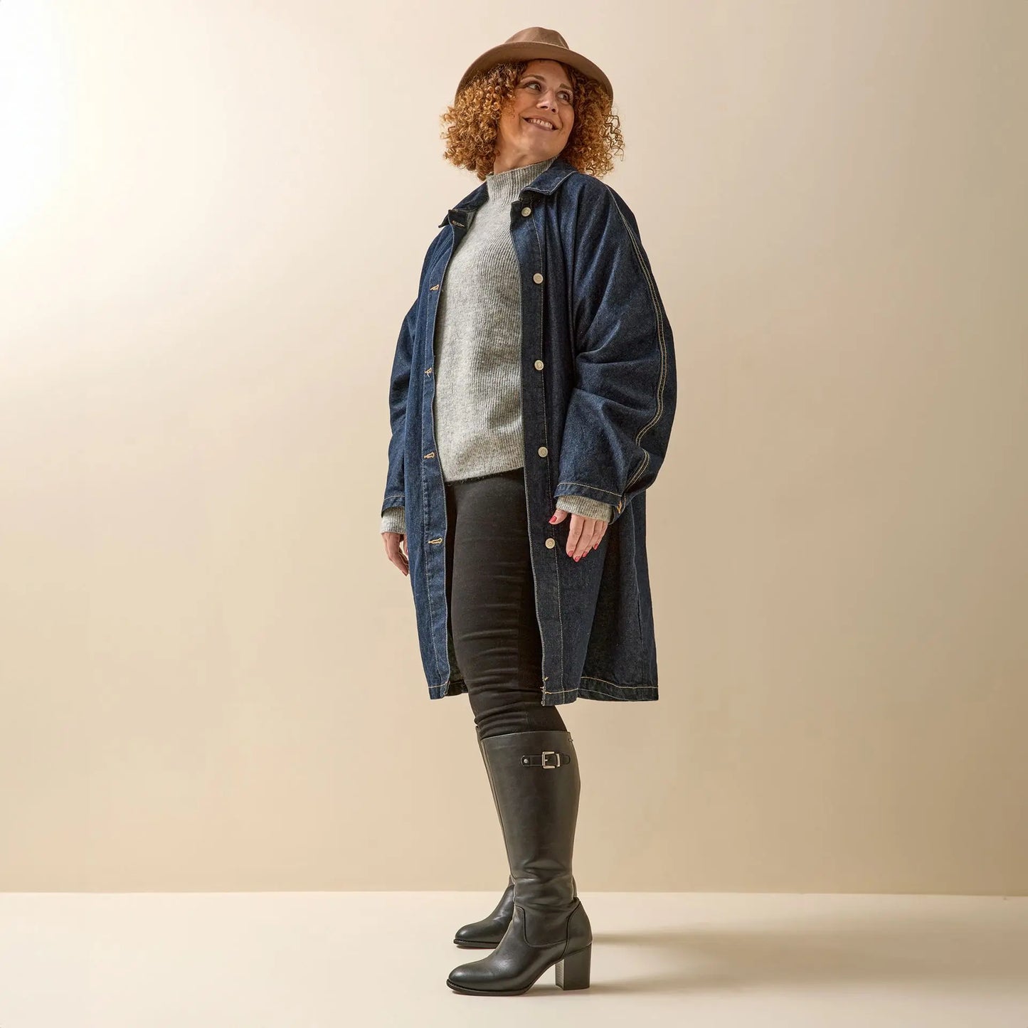 Bottes à mollet large 3XL - Modèle Romy