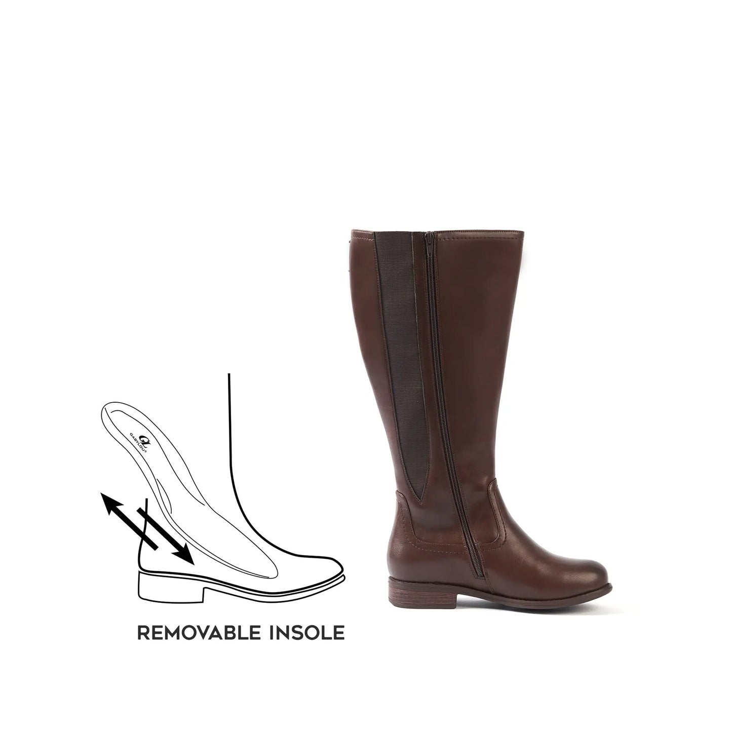 Bottes à mollet large 2XL - Modèle Melania