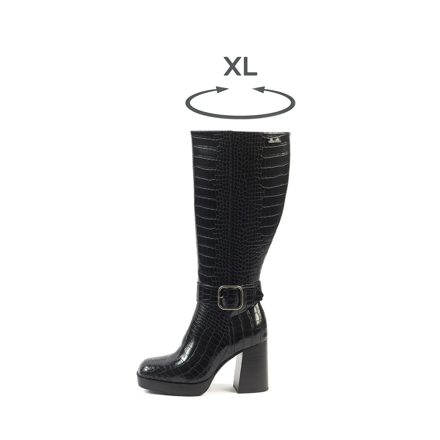 Bottes XL pour mollets larges - Modèle Nina