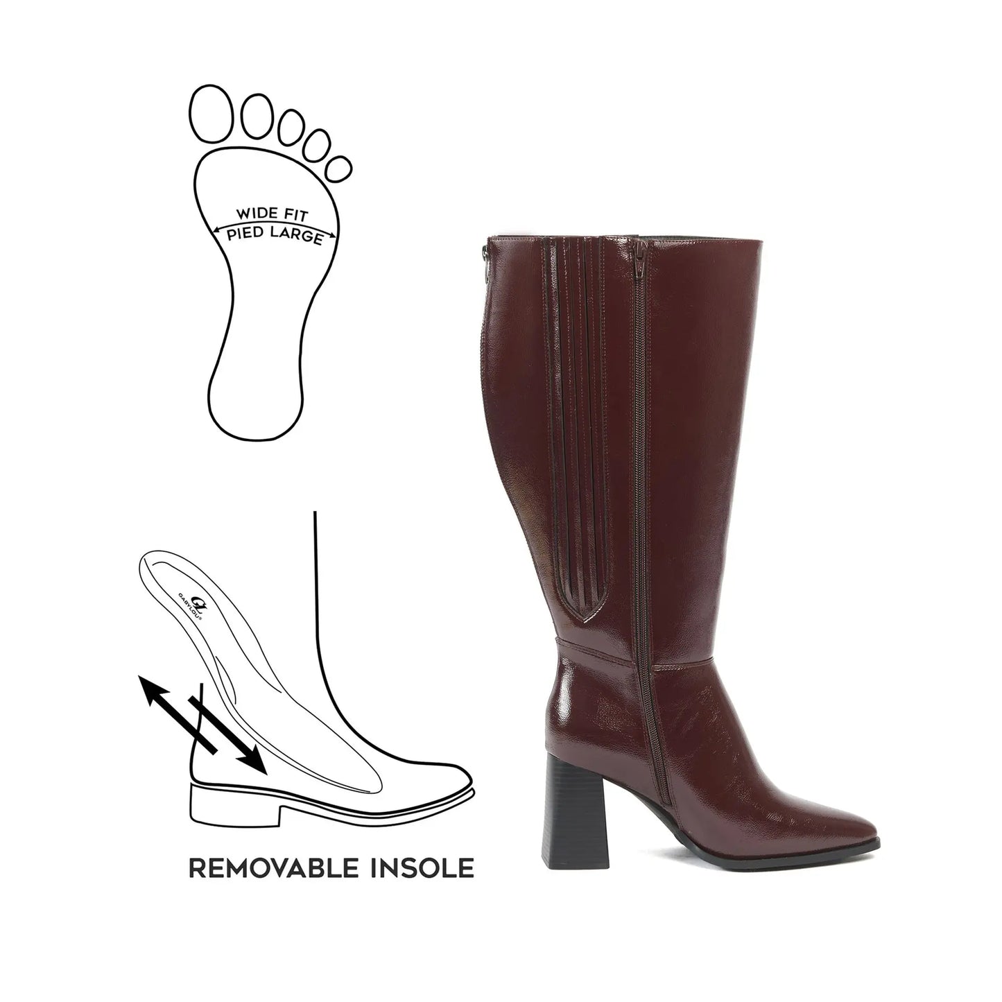 Bottes mollets larges 3XL - Aneta