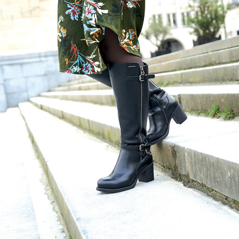 XL wide calf boots Chrystel model Gabylou