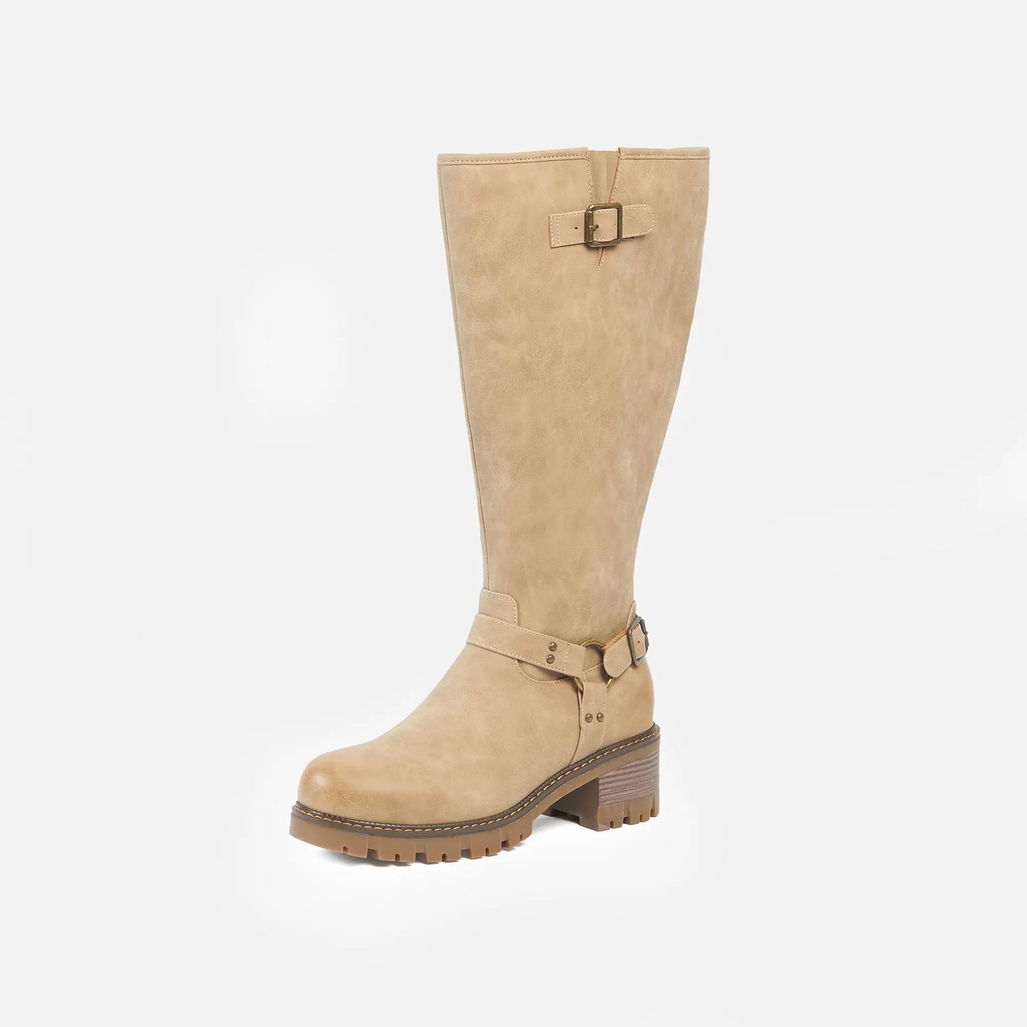 Bottes mollets larges 2XL - Apricot