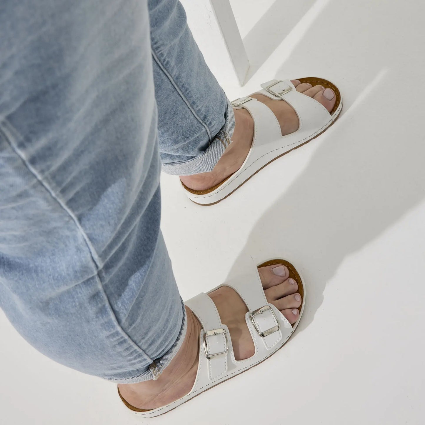 Sandales à bout large H - Modèle Hibiscus