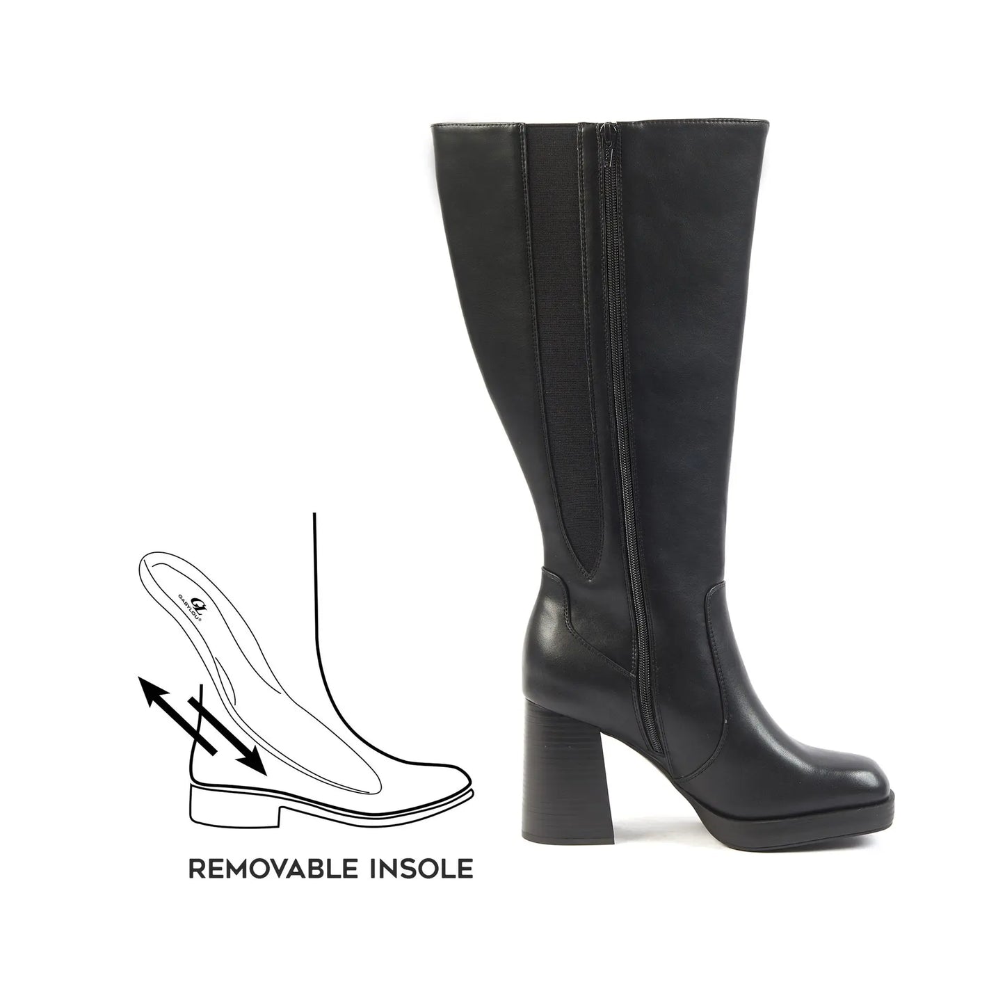 Bottes à mollet large taille 2XL - Modèle Melissa