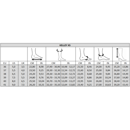 Bottes XS pour mollets fins - Modele Kelley