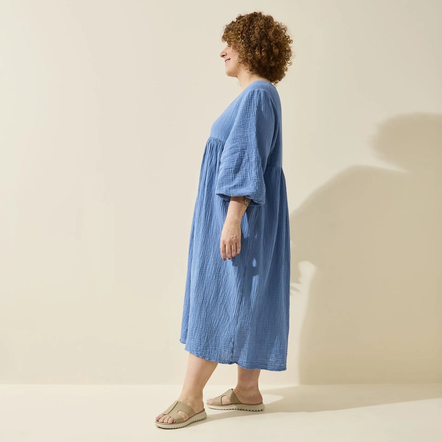 Mules à bout large ajustable H - Modèle Emy