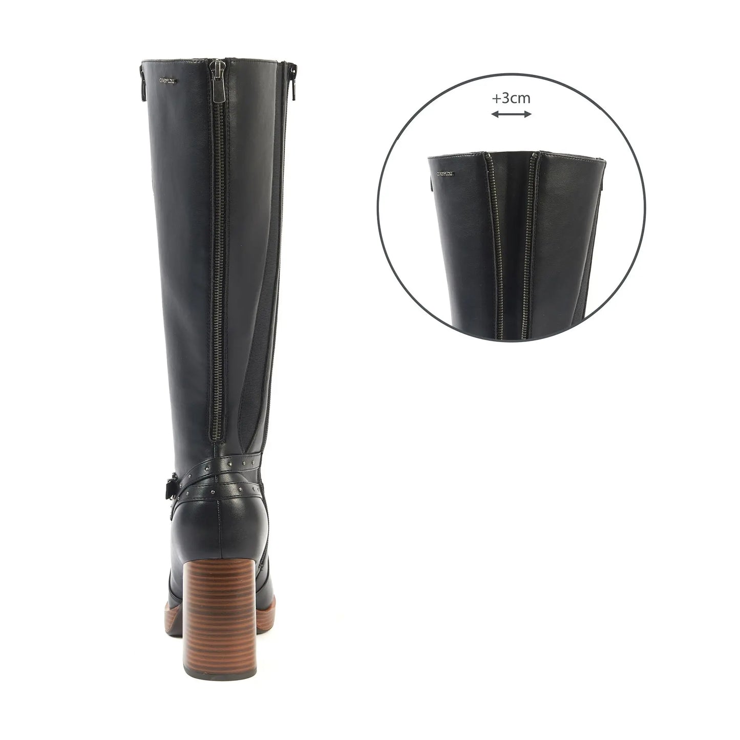 Bottes à mollet large 3XL - Modèle Manon