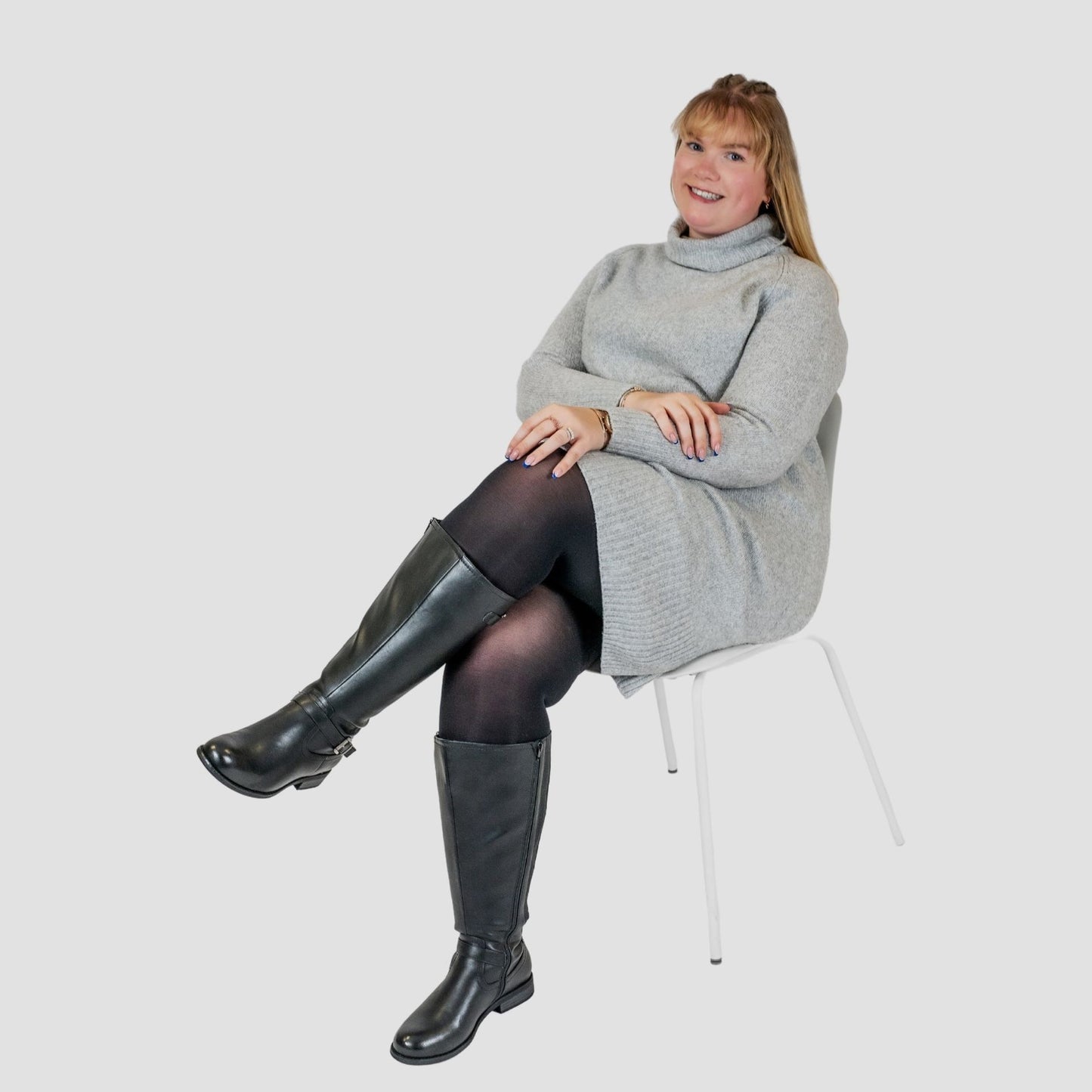 Bottes 4XL pour mollets larges - Modele Kate