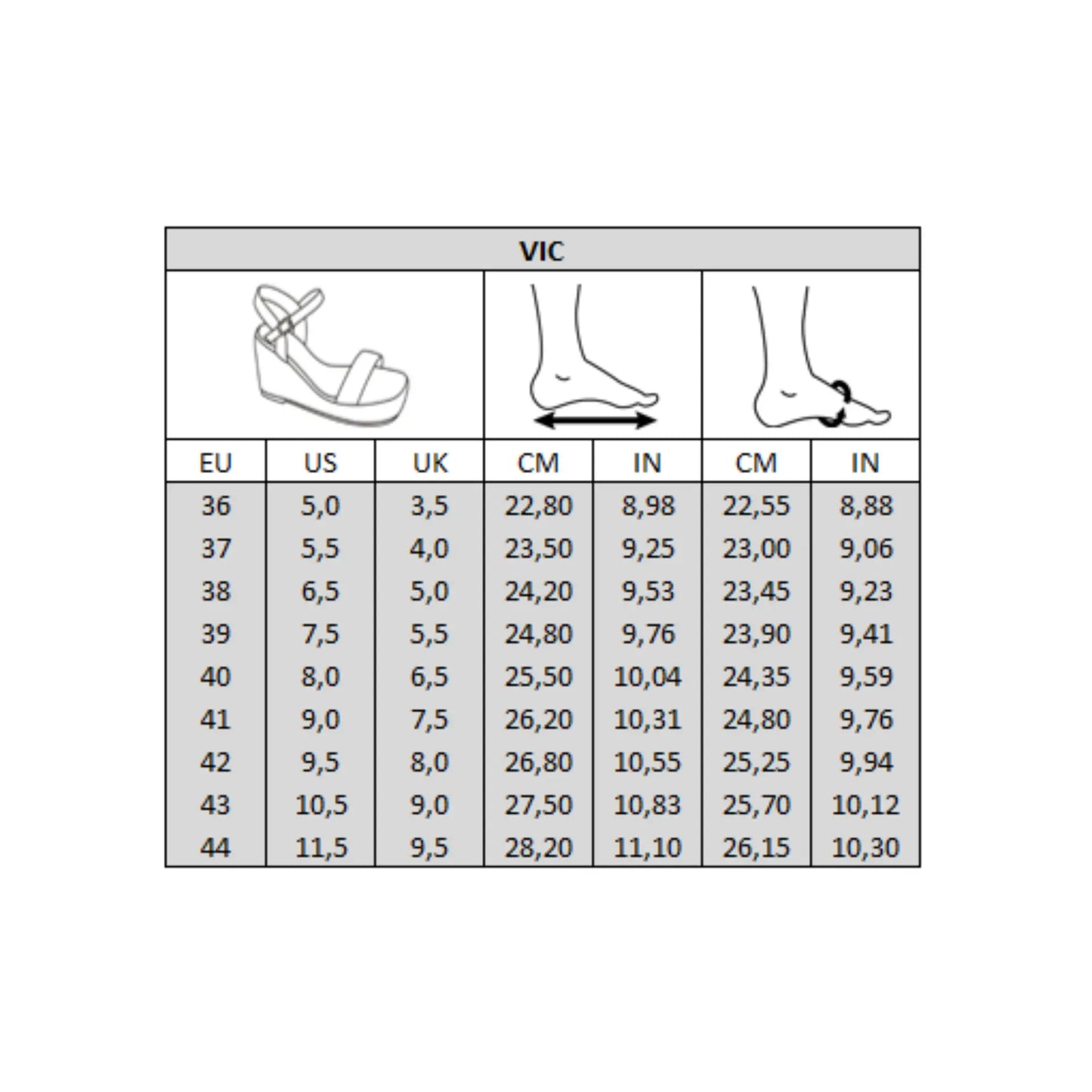 Sandales compensées à bout large ajustables, modèle H - Vic