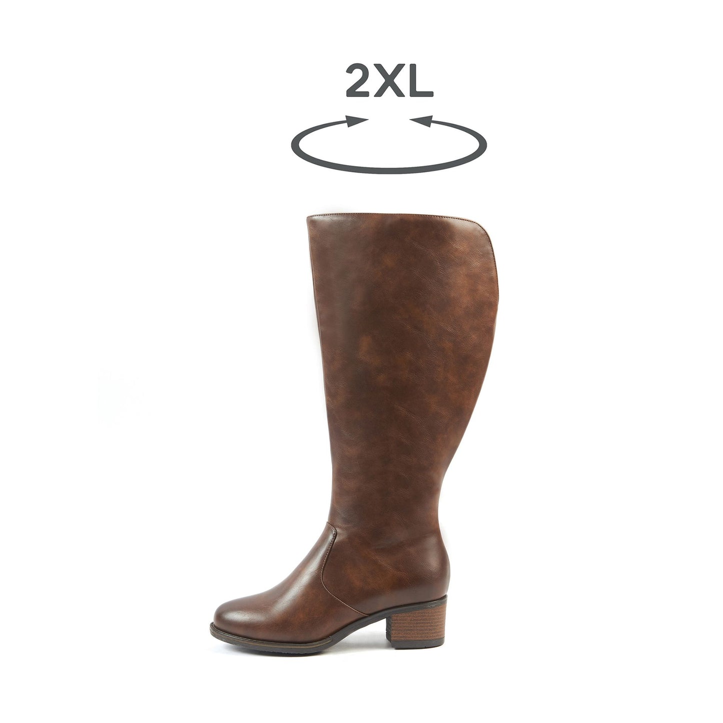 Bottes 2XL pour mollets larges - Modele Acai