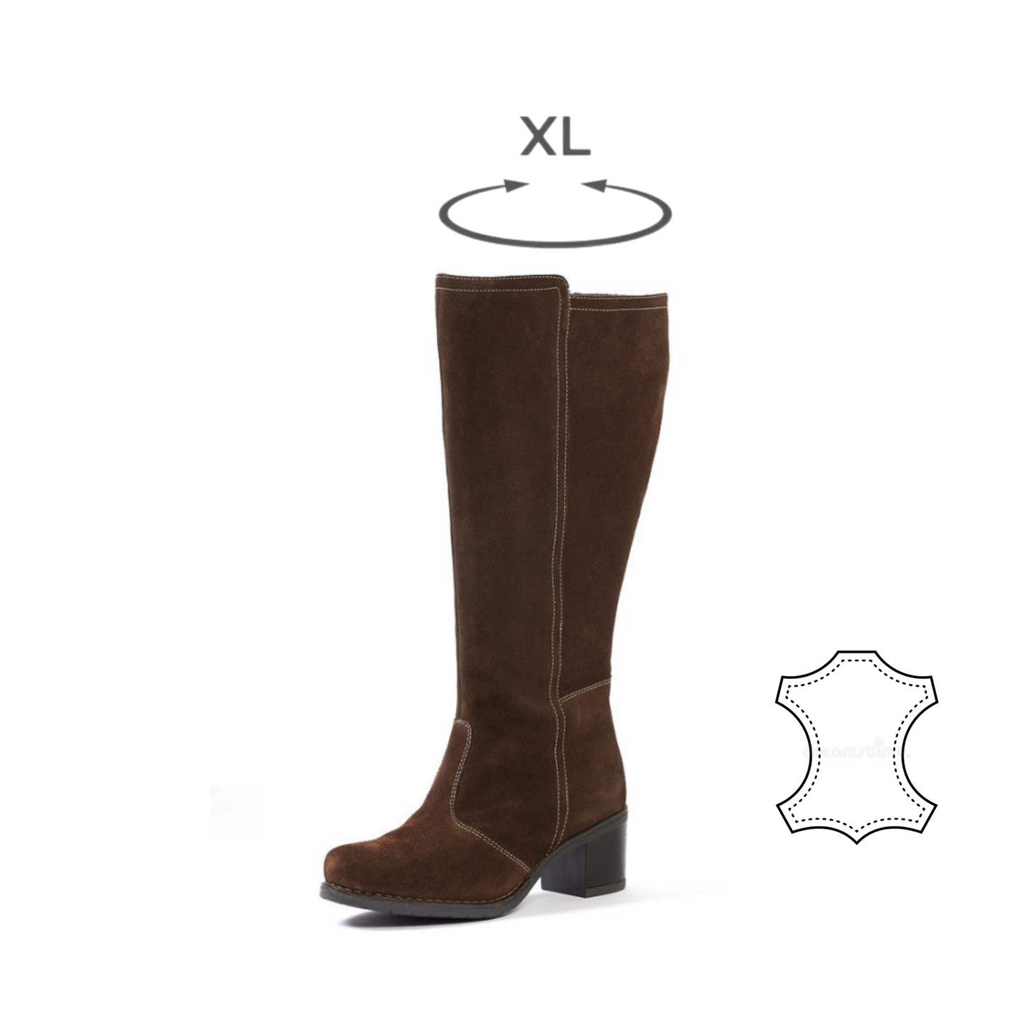 Bottes XL pour mollets larges - Modele Ainhoa