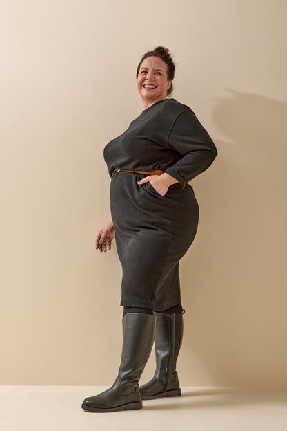2XL laarzen met brede kuit - model Melania