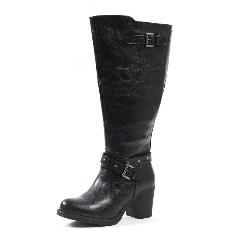 XL wide calf boots Chrystel model Gabylou