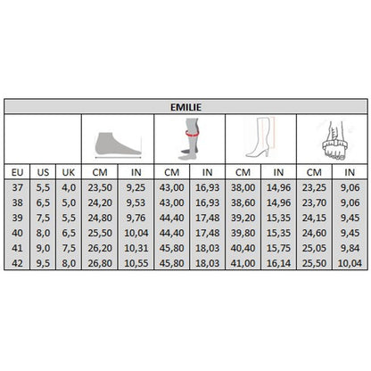Bottes XL pour mollets larges - Modele Emilie