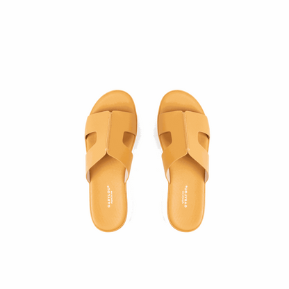 Mules pieds larges ajustables H - Modele Emy