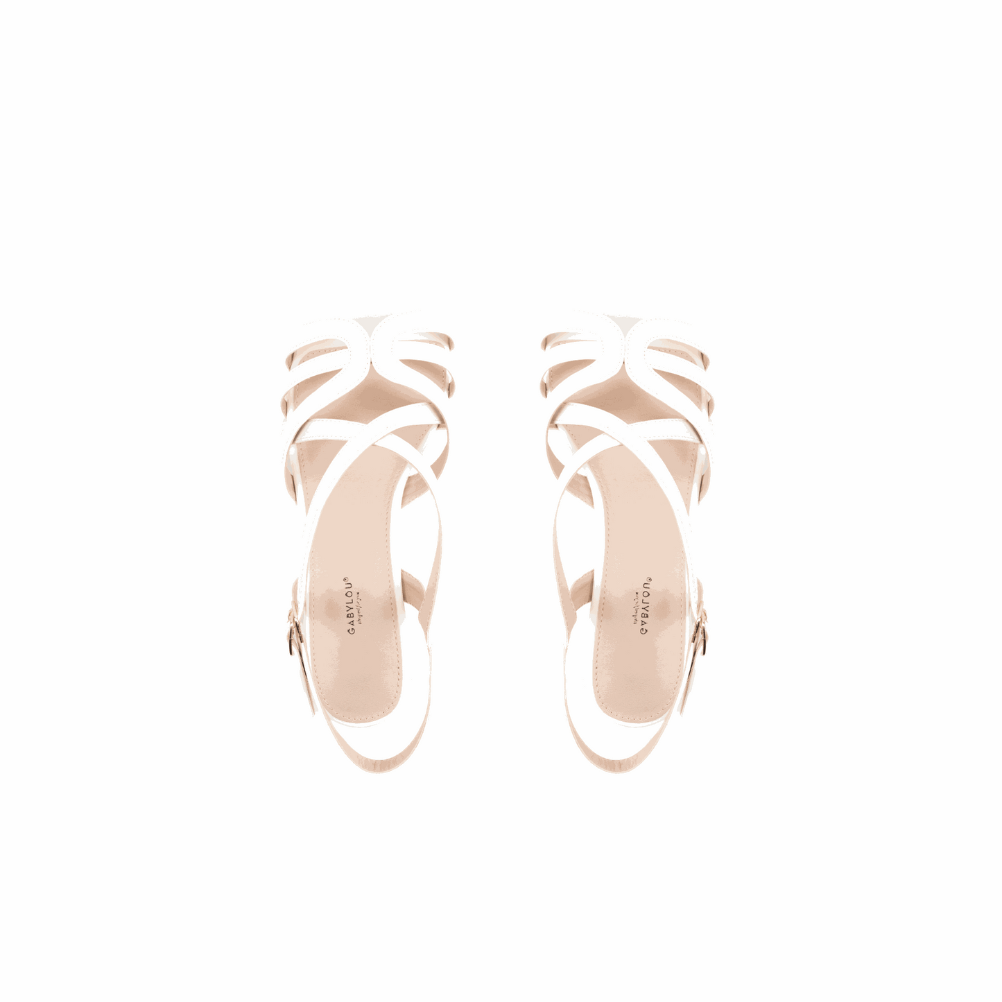 Sandales à talons pieds larges ajustables H - Modele Eva
