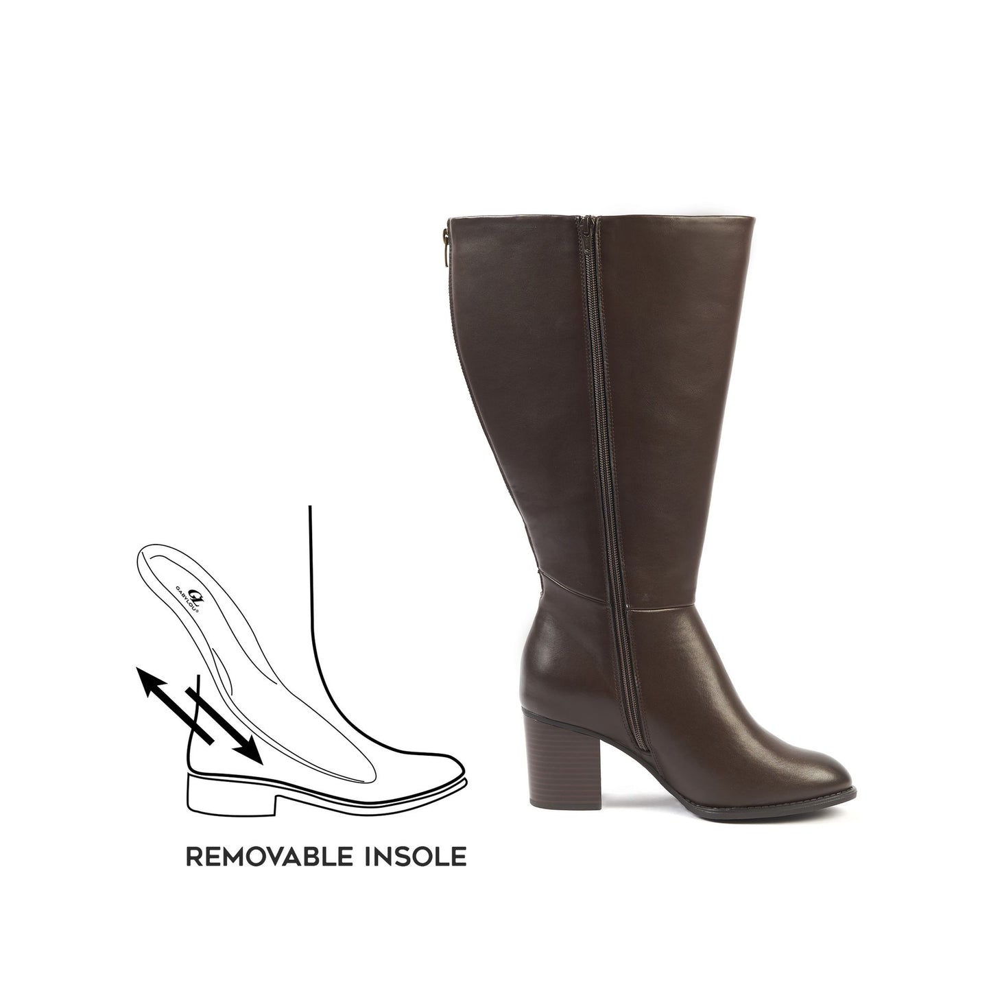 Bottes 4XL pour mollets larges - Modele Gladys