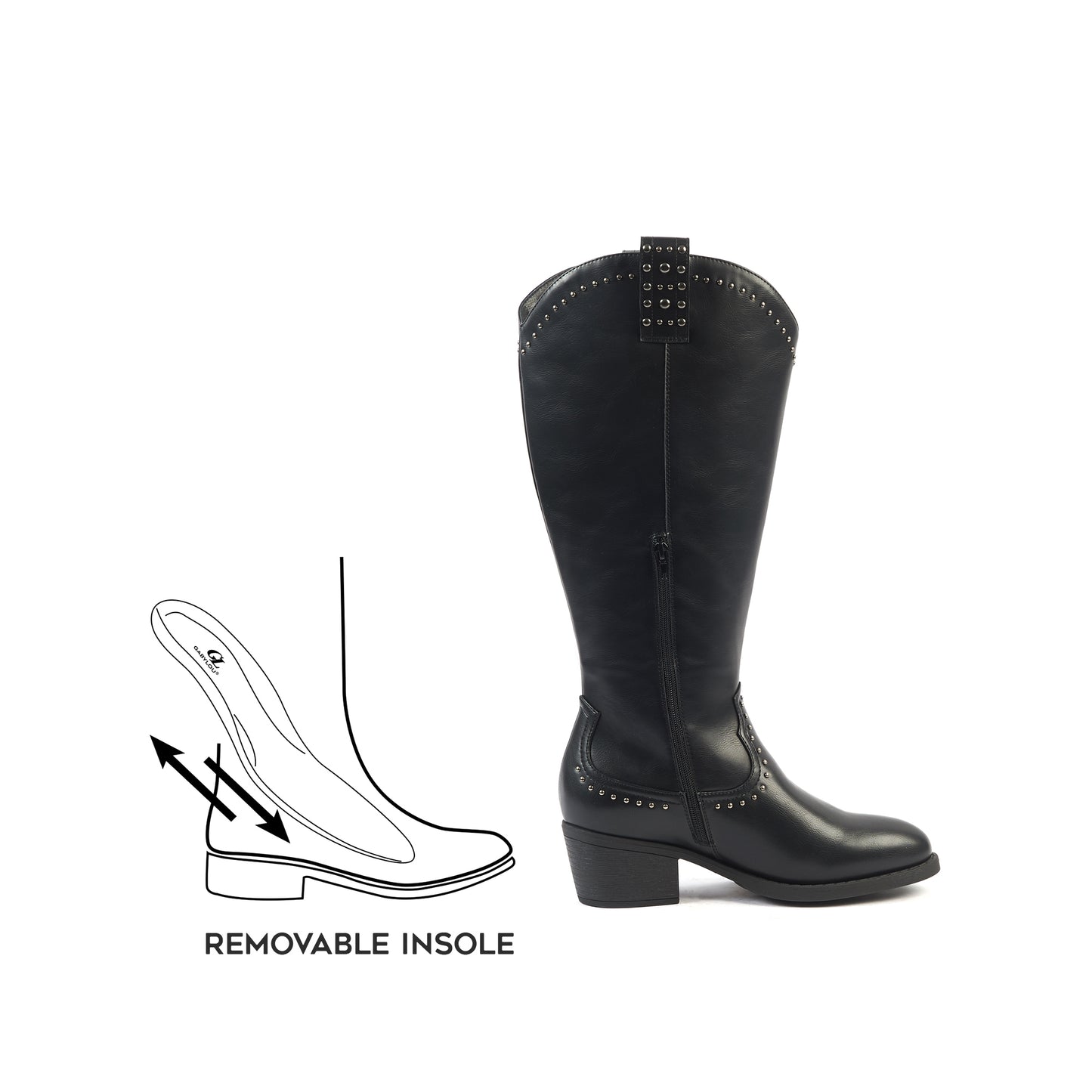 Bottes 2XL pour mollets larges - Modele Grapes